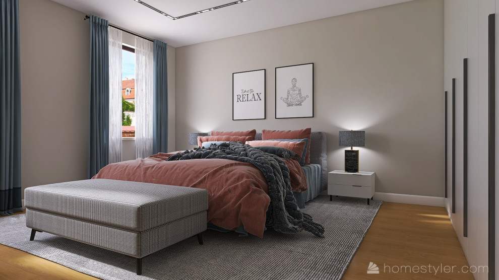 Спальня в загородном доме