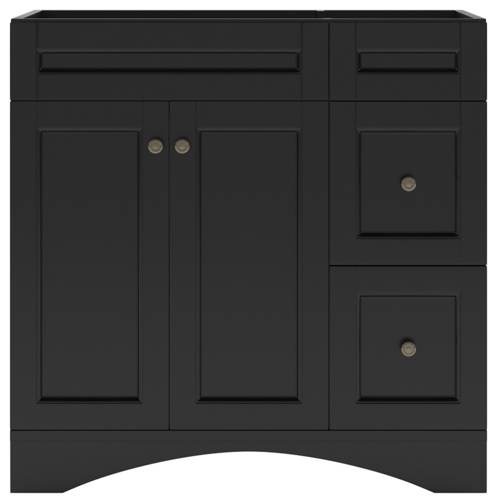 Elise 36" Single in Espresso Transitional Bathroom Vanities