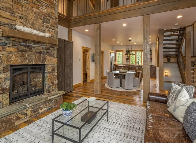 Home Builds rustic-living-room