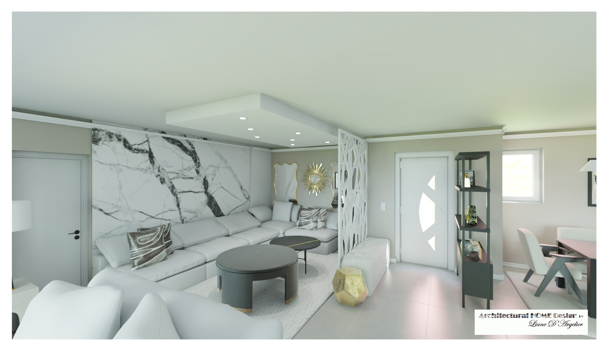 Salon de 70 m²