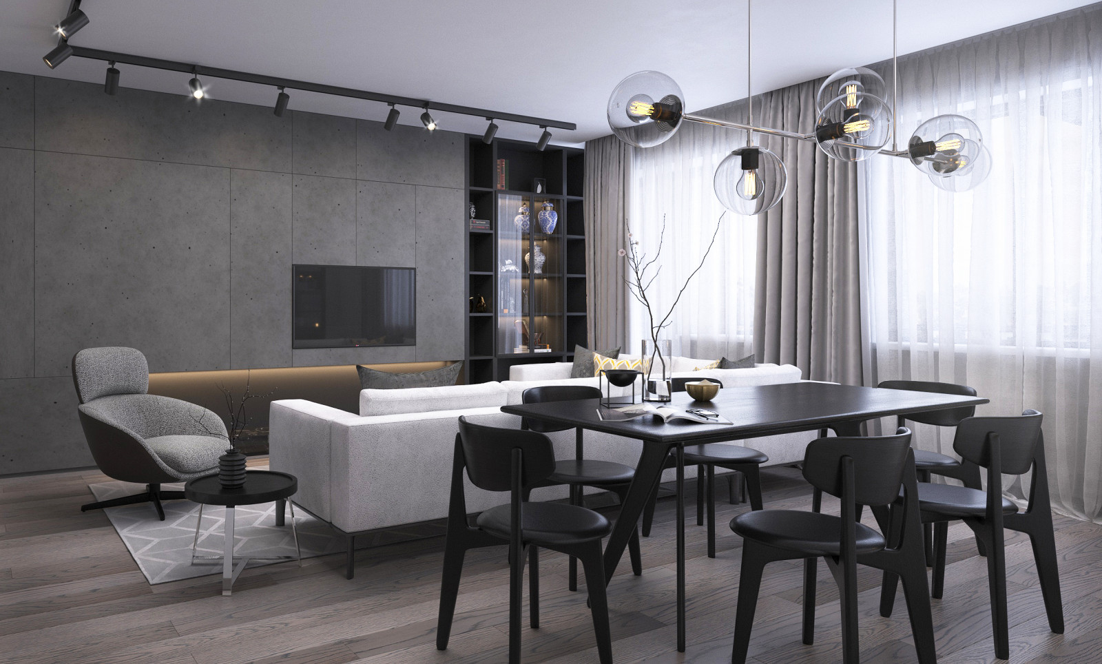 Минимализм в ЖК "Георг Ландрин"