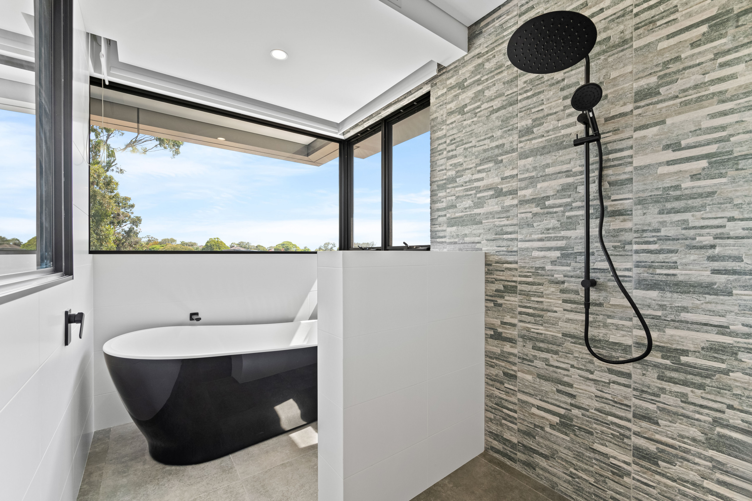 Example of a trendy bathroom design in Perth