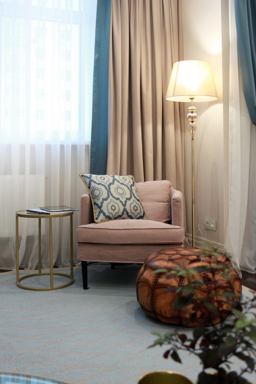 Реализация проекта "Пудровый интерьер"