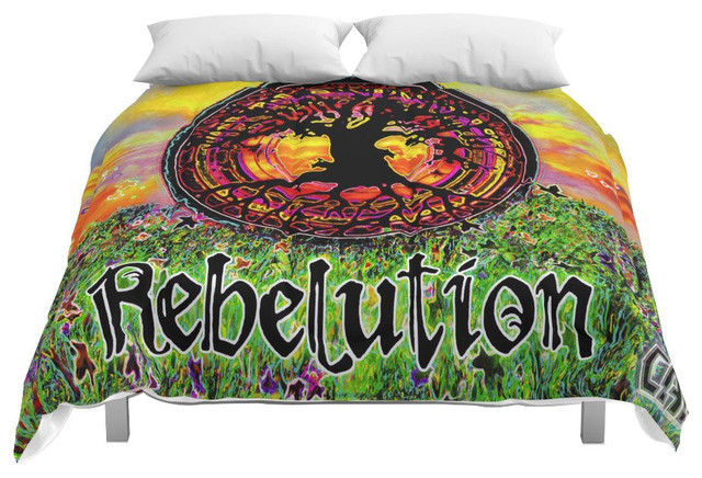 Society6 Rebelution Tree Of Life Bright Side Of Life Be Comforter