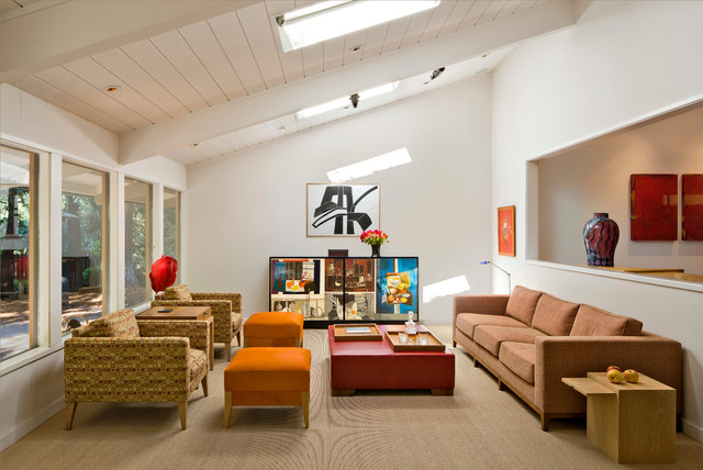 Ranch Updated midcentury-living-room