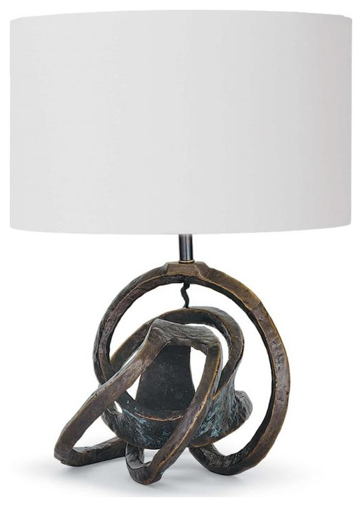 Knot Table Lamp, Bronze