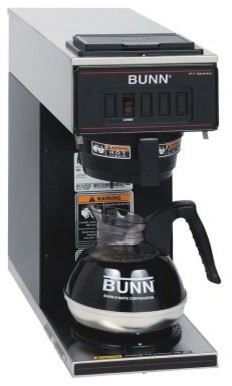 BUNN VP17-1BLK Pourover Coffee Brewer with One Warmer - Black
