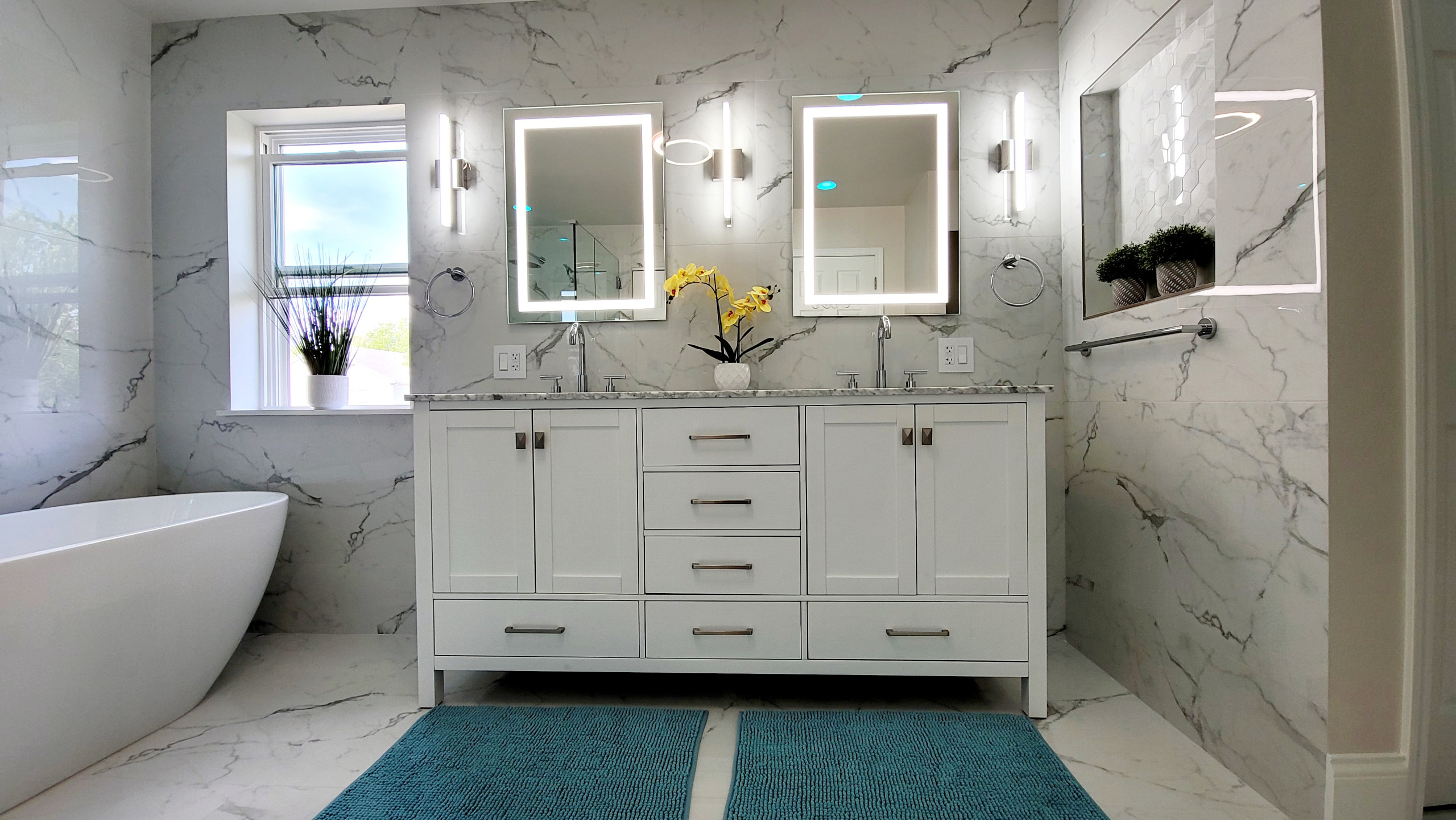 Modern Main Bathroom amazing transformation