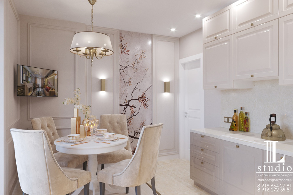 Неоклассика с голубыми акцентами