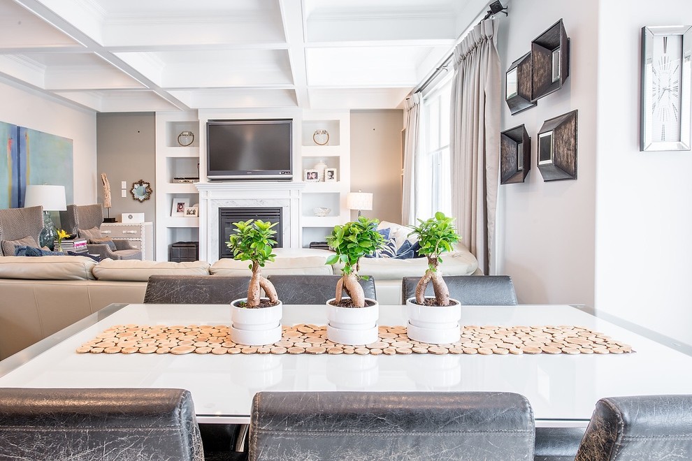 Transitional kitchen photo in Edmonton