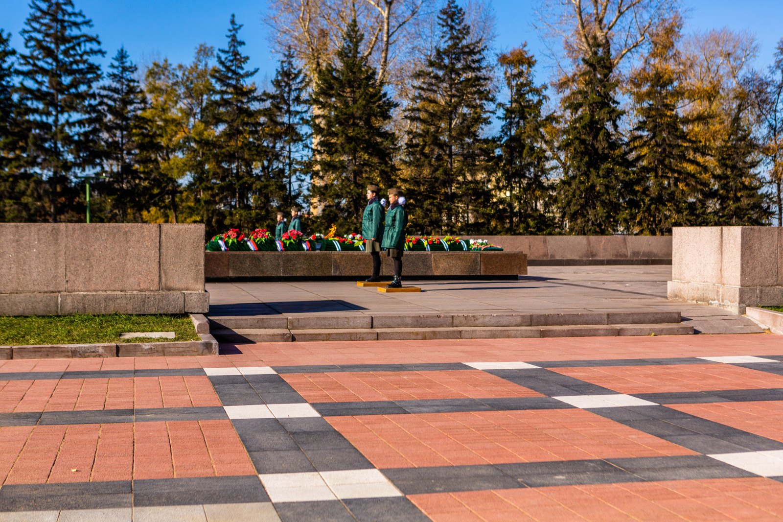 Мемориальный парк Вечный огонь в Иркутске