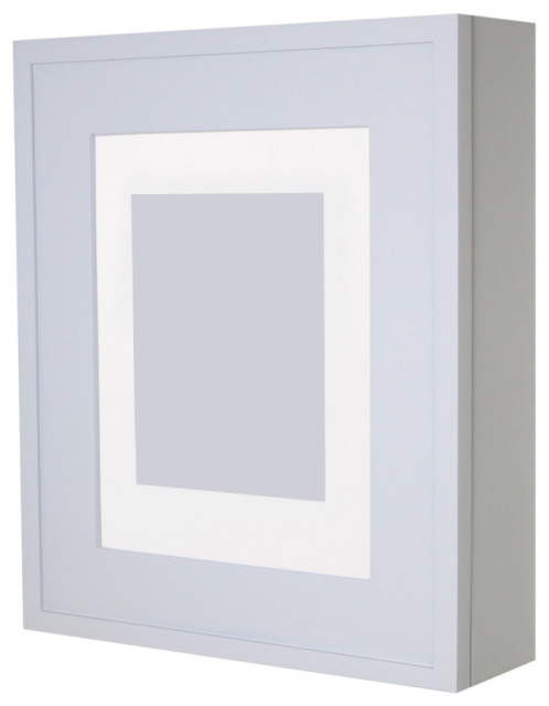 Wall-Mount Picture Perfect Medicine Cabinet, Light Gray