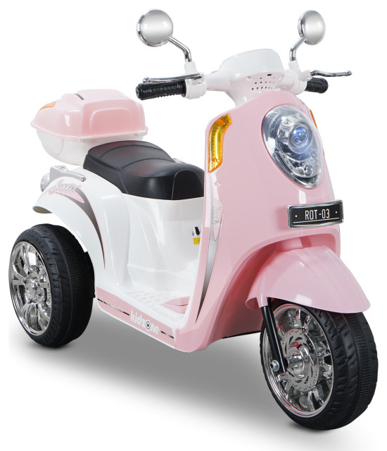 kids pink motorbike