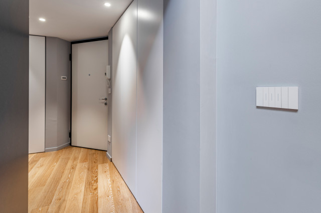 Attic flat in Turin contemporary-entre