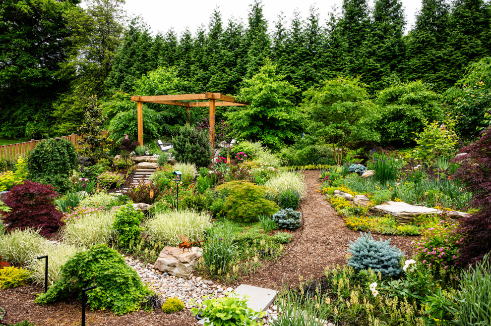 Inspiration for a transitional landscaping in DC Metro.