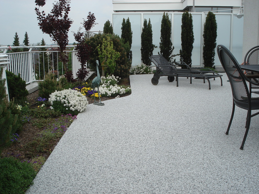 Moderne Terrasse in Düsseldorf