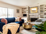 Transitional Family Room by La Rochelle Home