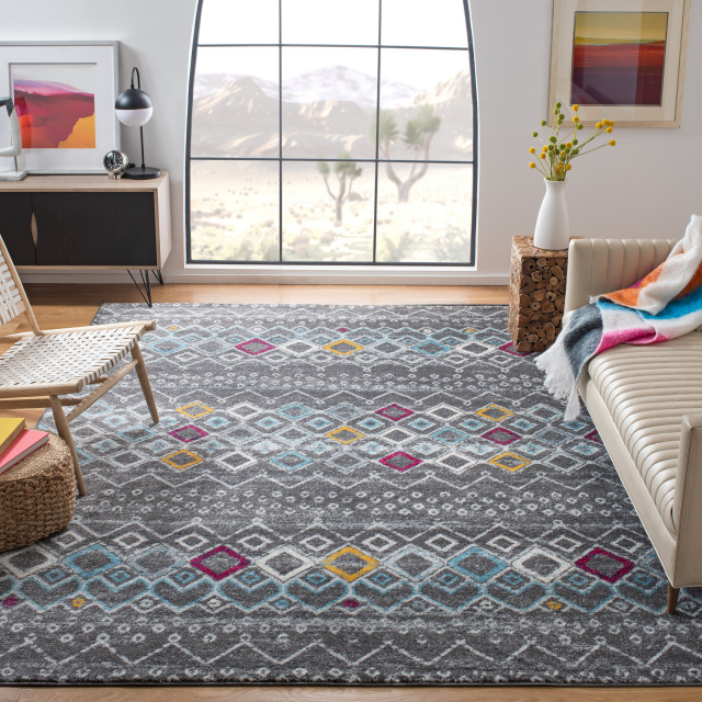 Safavieh Amsterdam AMS108 Power Loomed Rug, 10'x14' - Scandinavian ...