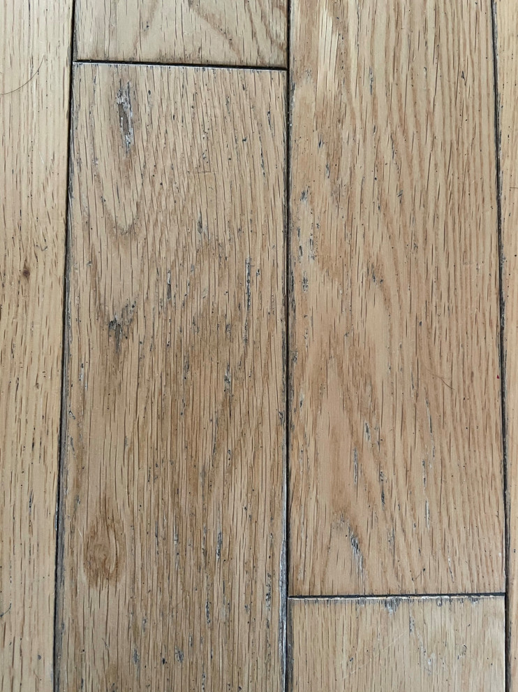 Black marks on wood floor