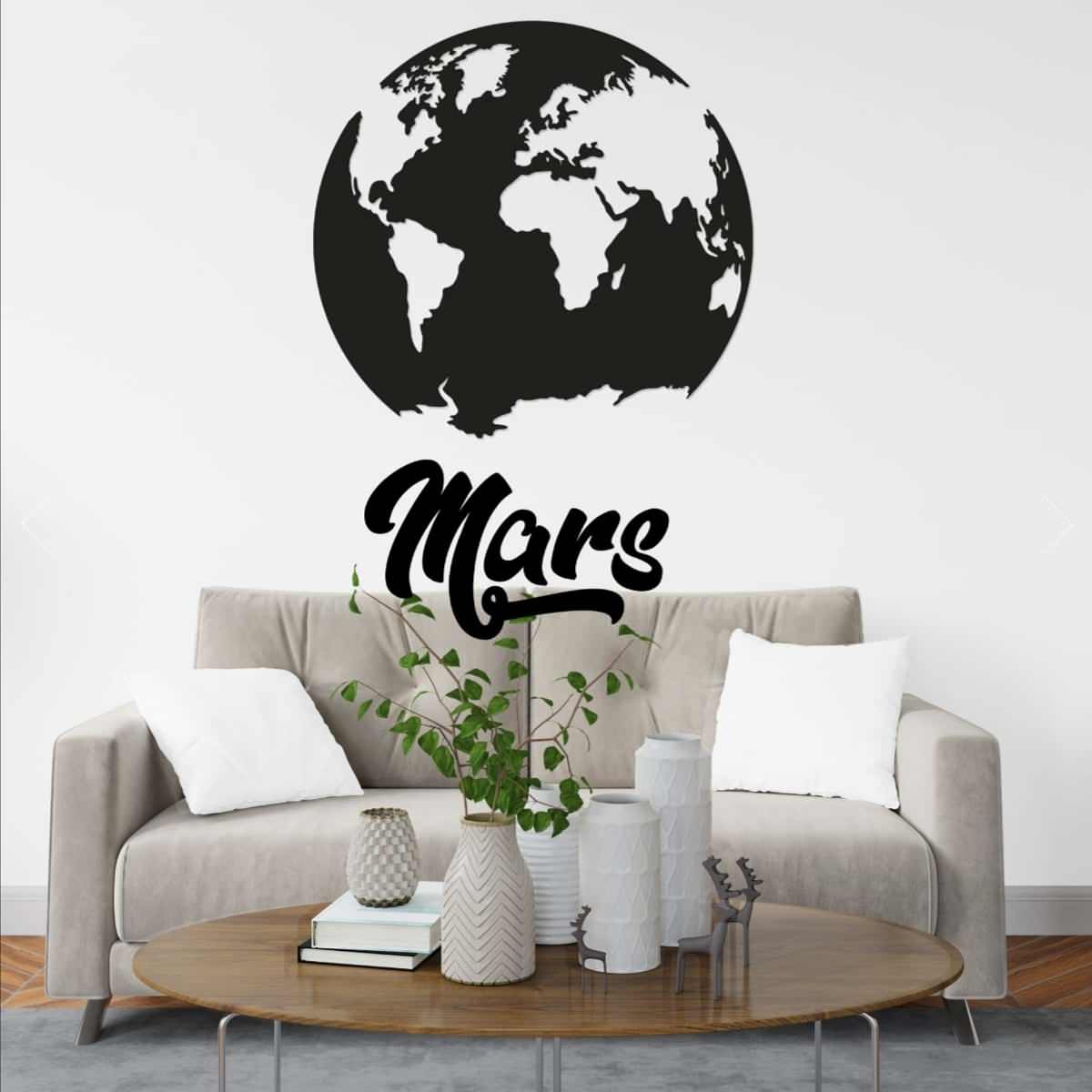 Настенный металлический декор