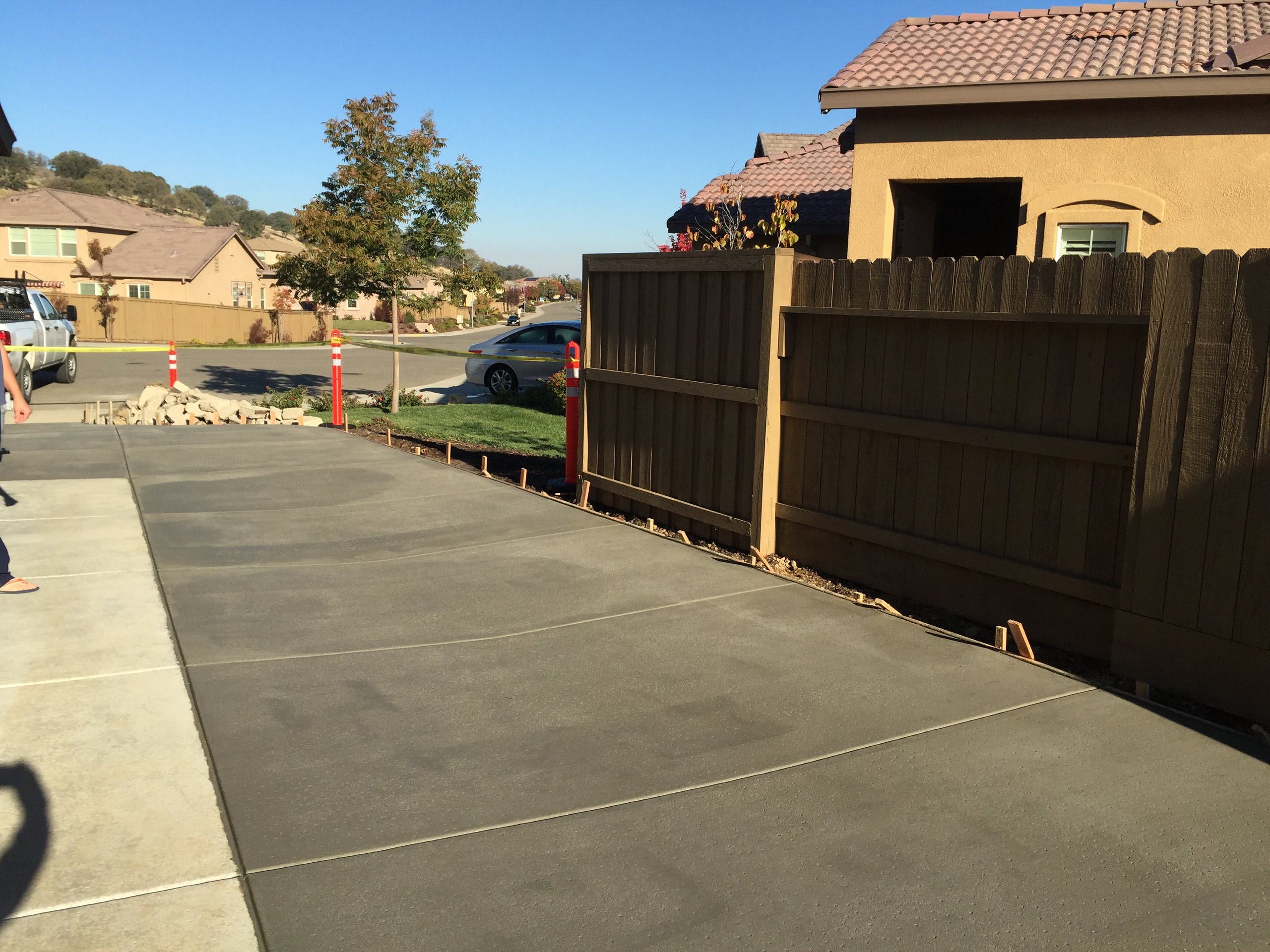Broom Finished Concrete