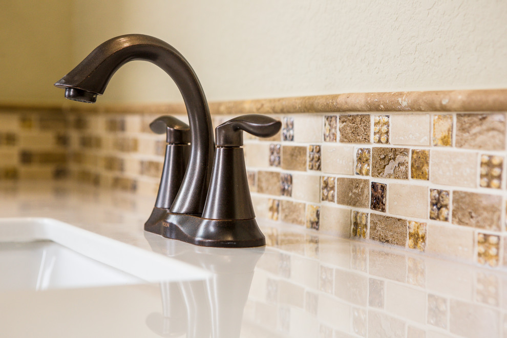Inspiration for a transitional bathroom remodel in Austin