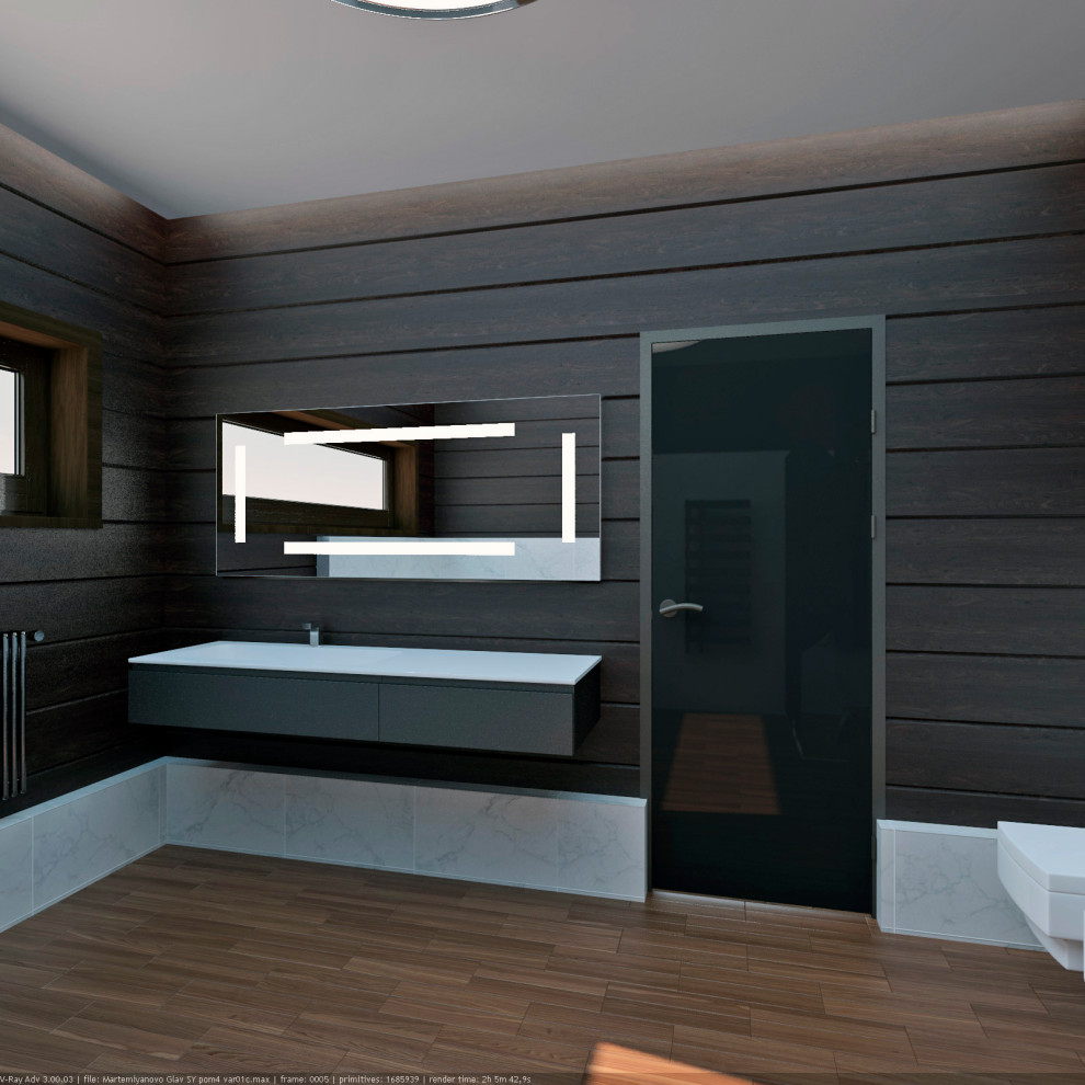 Интерьеры деревянного дома.