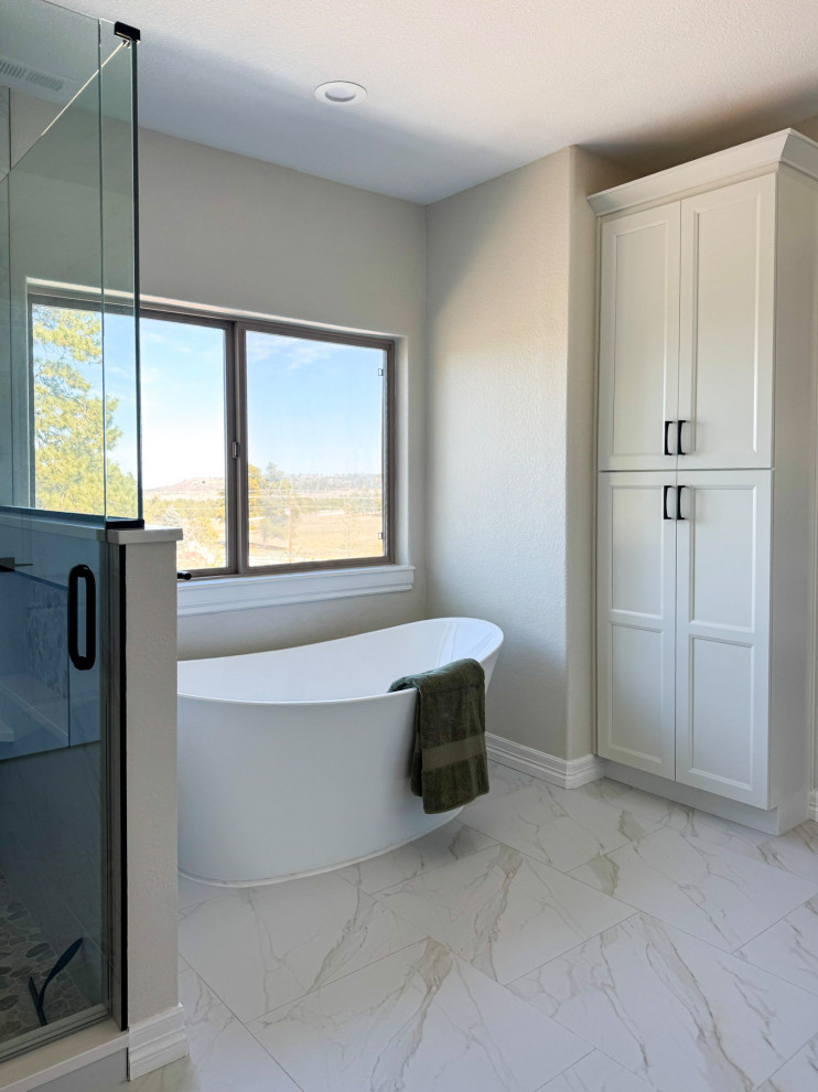 Modern Farmhouse Primary Bath and Guest Bath