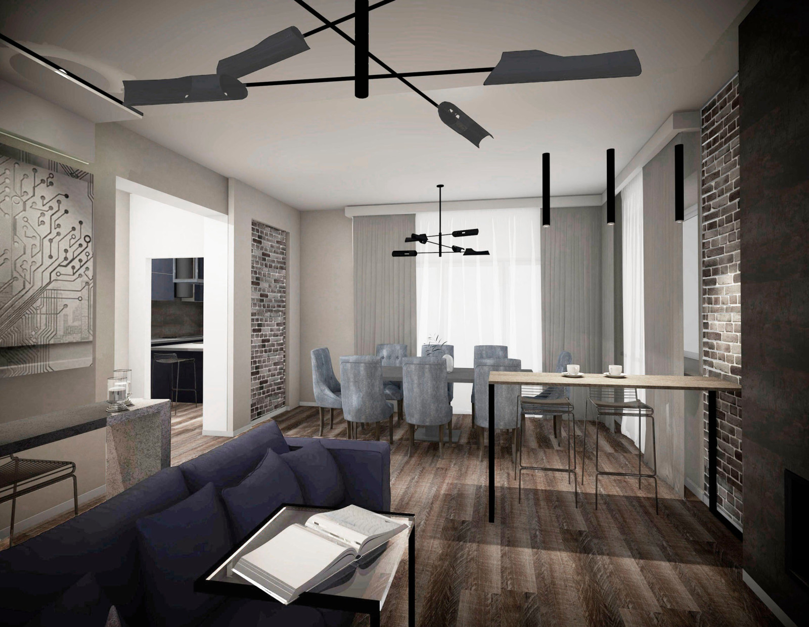 Двухэтажный дом 250 кв.м.