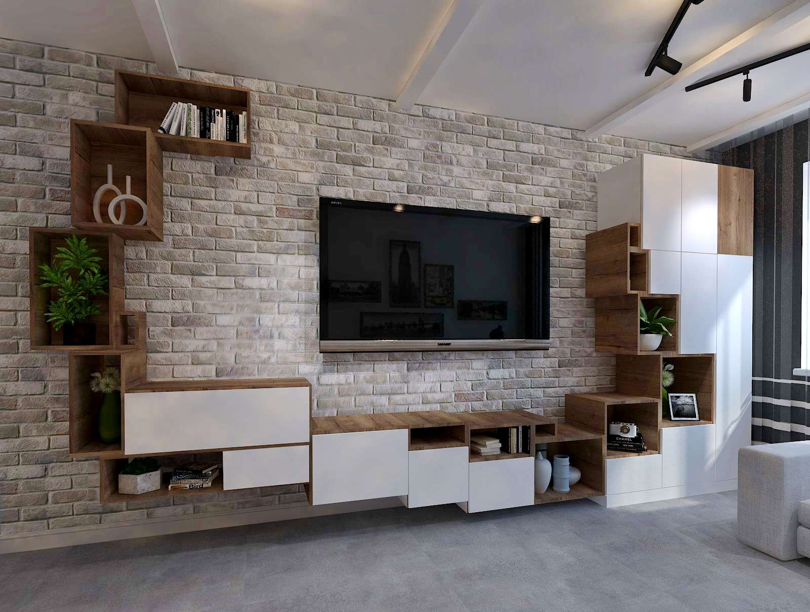 Мебель в гостиную декор + хранение