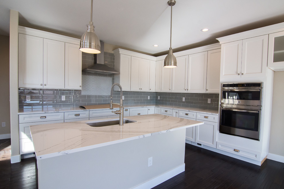 Inspiration for a transitional kitchen remodel in Denver