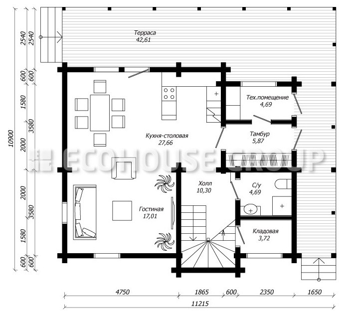 Хотланс 190м2