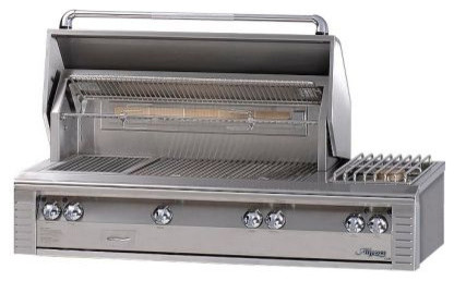 Alfresco 56'' Lx2 Built-in Standard Grill Stainless Natural Gas | ALX256BFG-NG