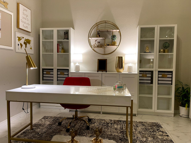 Home office mid-century-arbeitszimmer