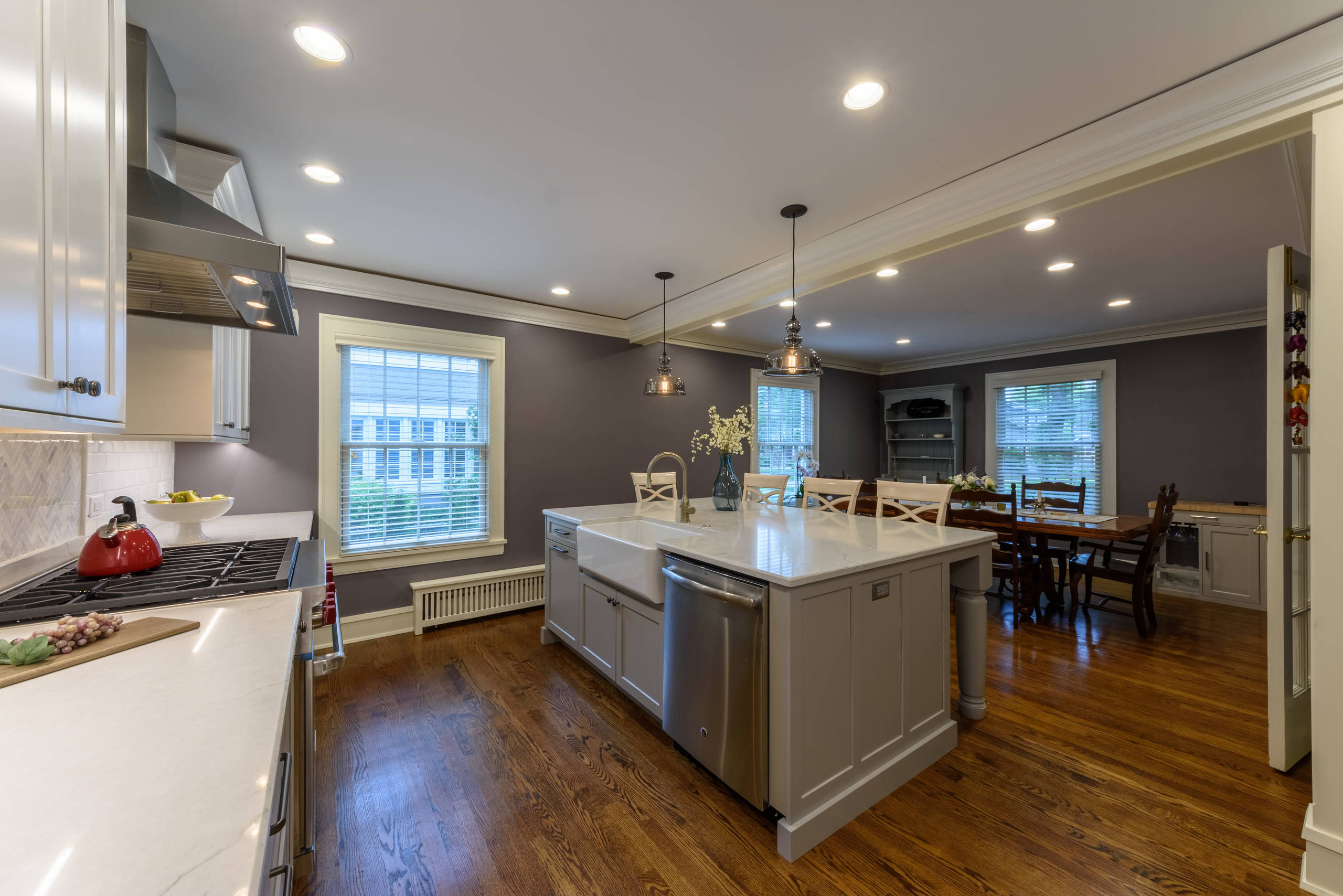 Winnetka Two Toned Gray & White Kitchen