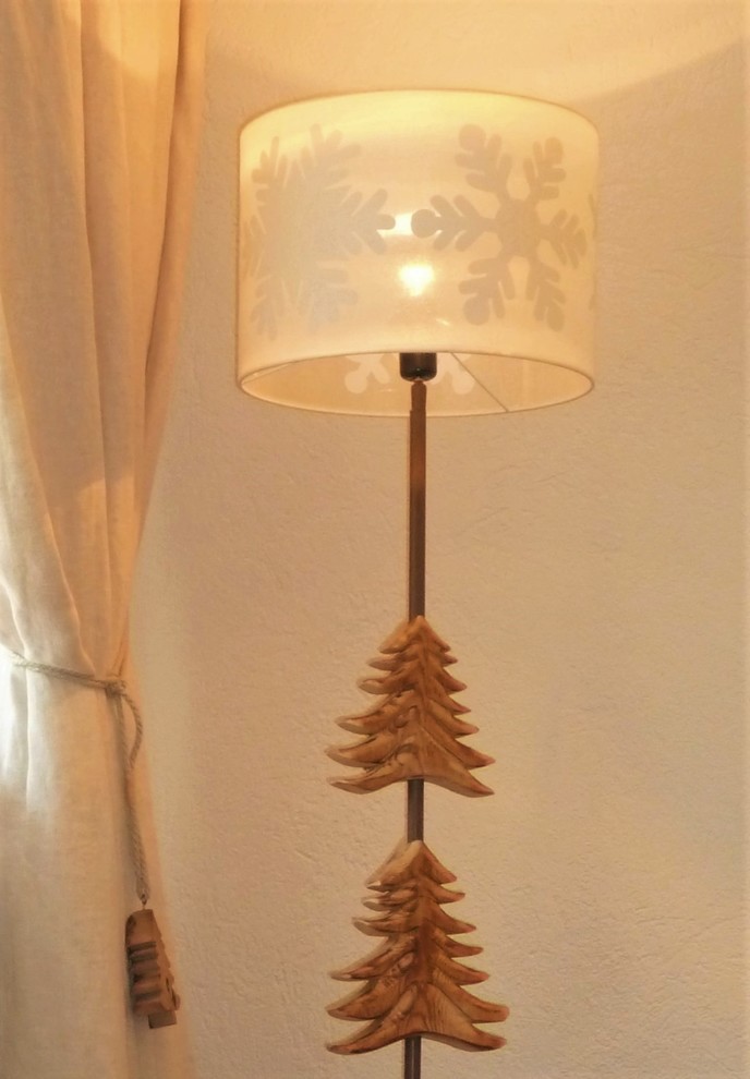 Lampada decoro di montagna