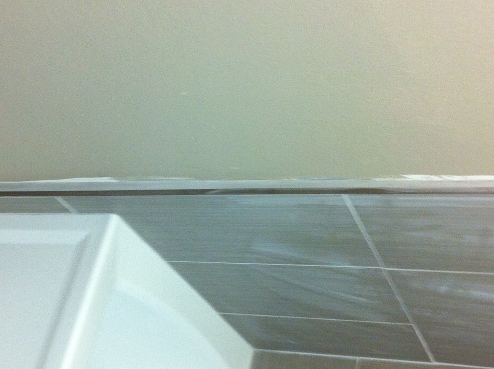 Shower Tile Sticks Out From Wall