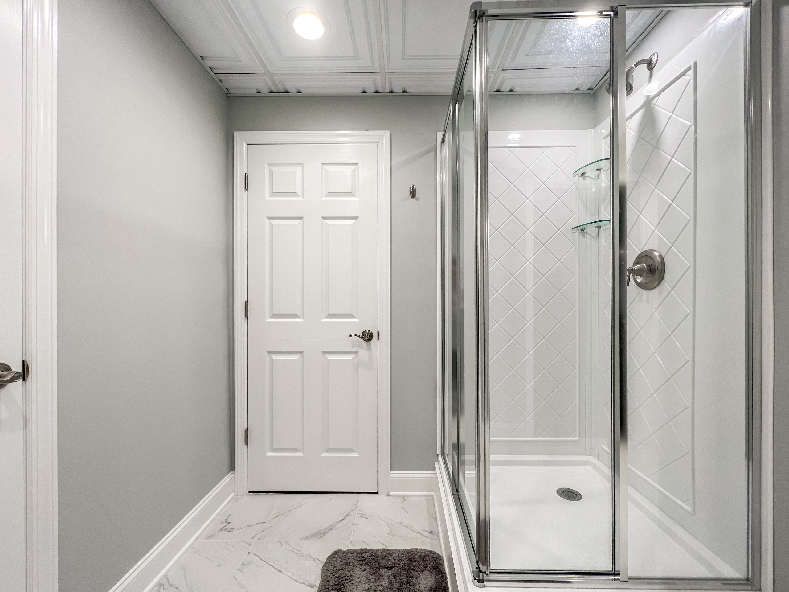 Featured Projects - Bathroom Build in Basement