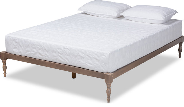 Sante Platform Bed - Antique Oak, Queen