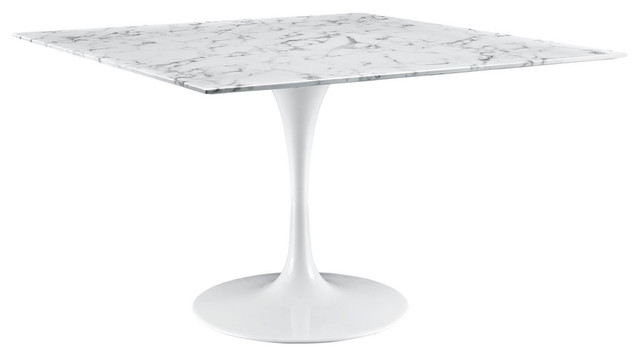 Lippa 48 White Marble Dining Table