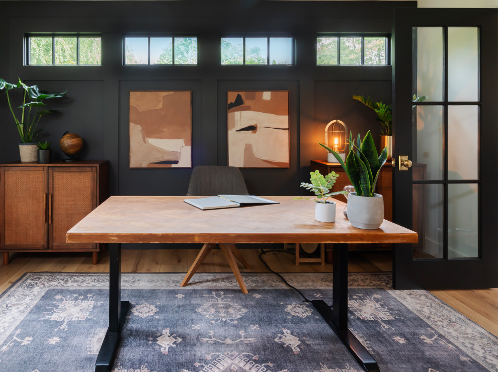Inspiration for a cottage home office remodel in Philadelphia