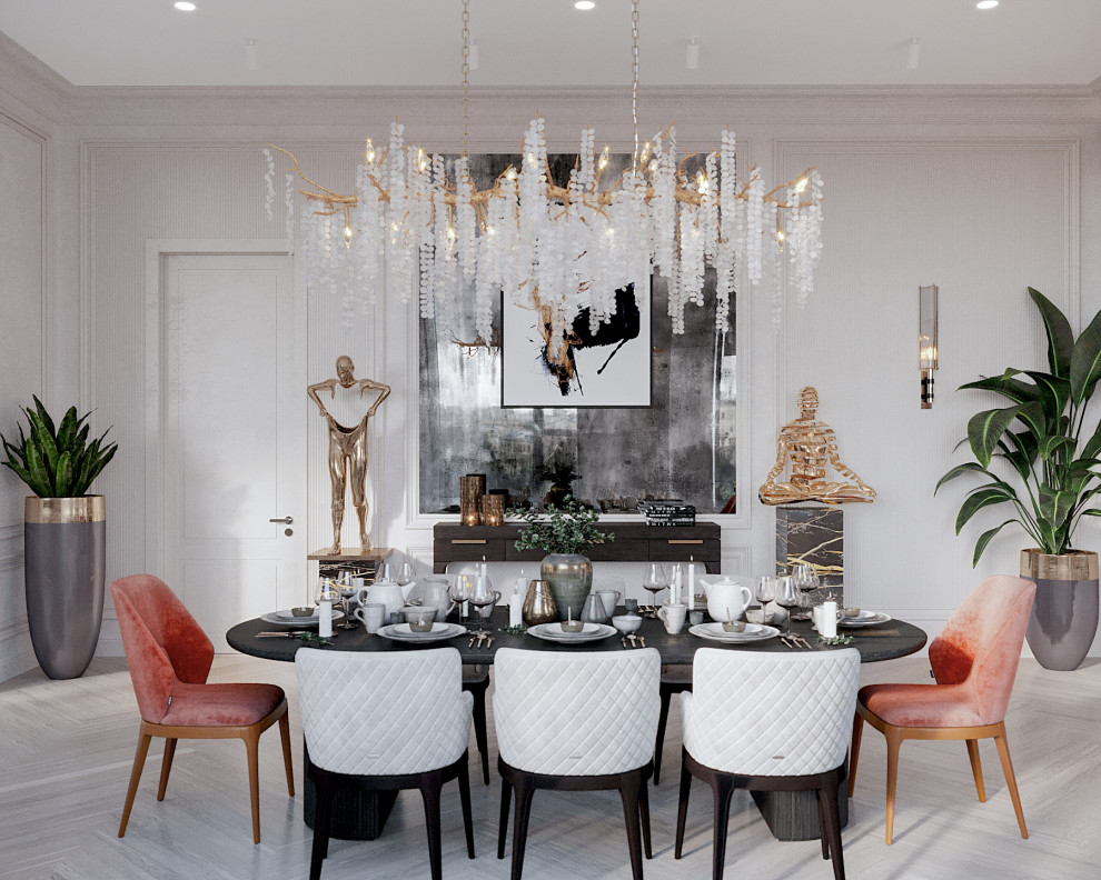 Кухня гостиная в пентхаусе