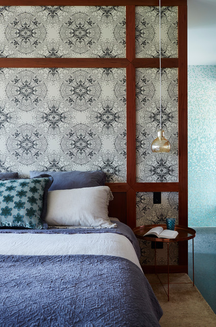 West End River House eclectic-bedroom