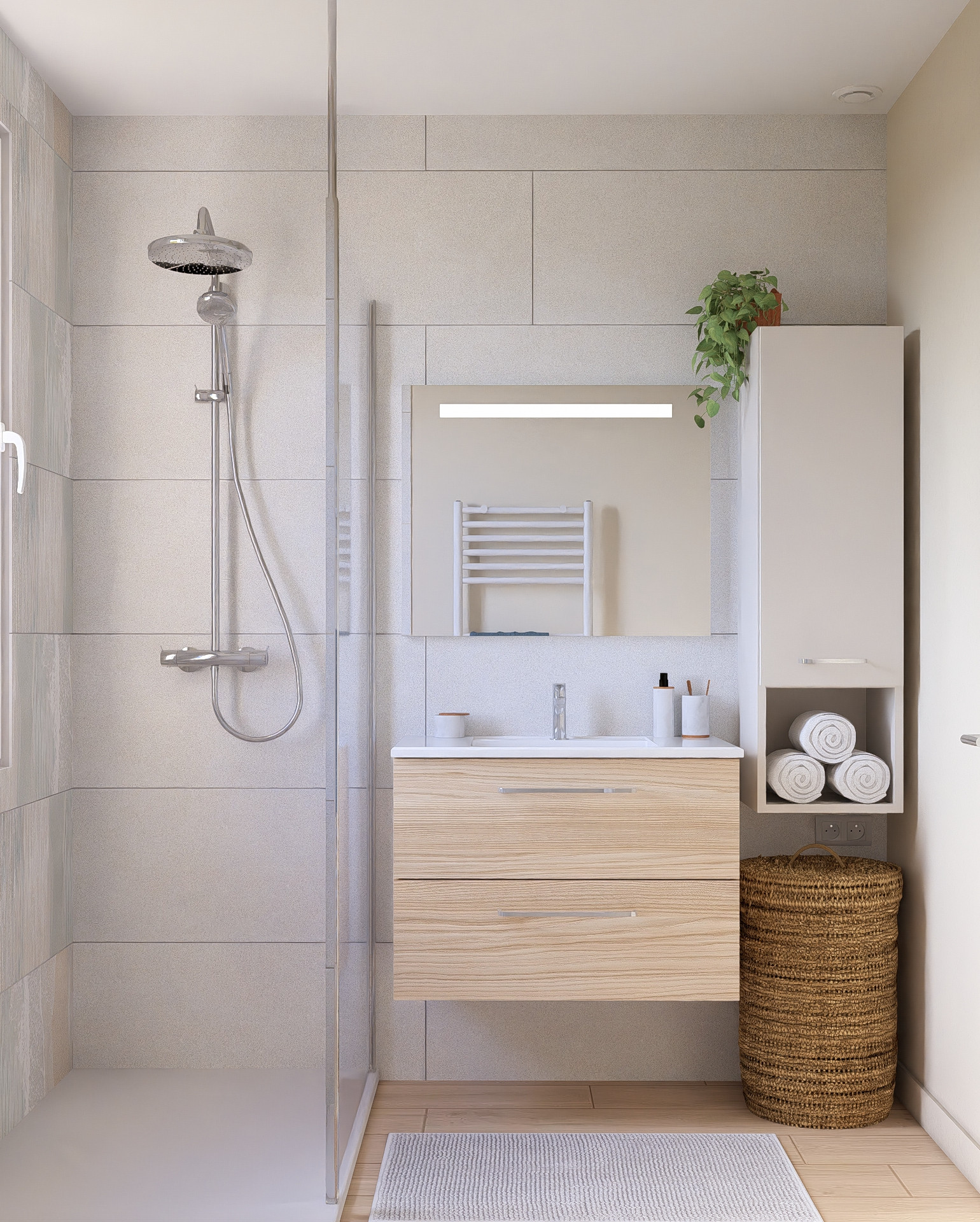 Salle d'eau 4m² - Bouguenais