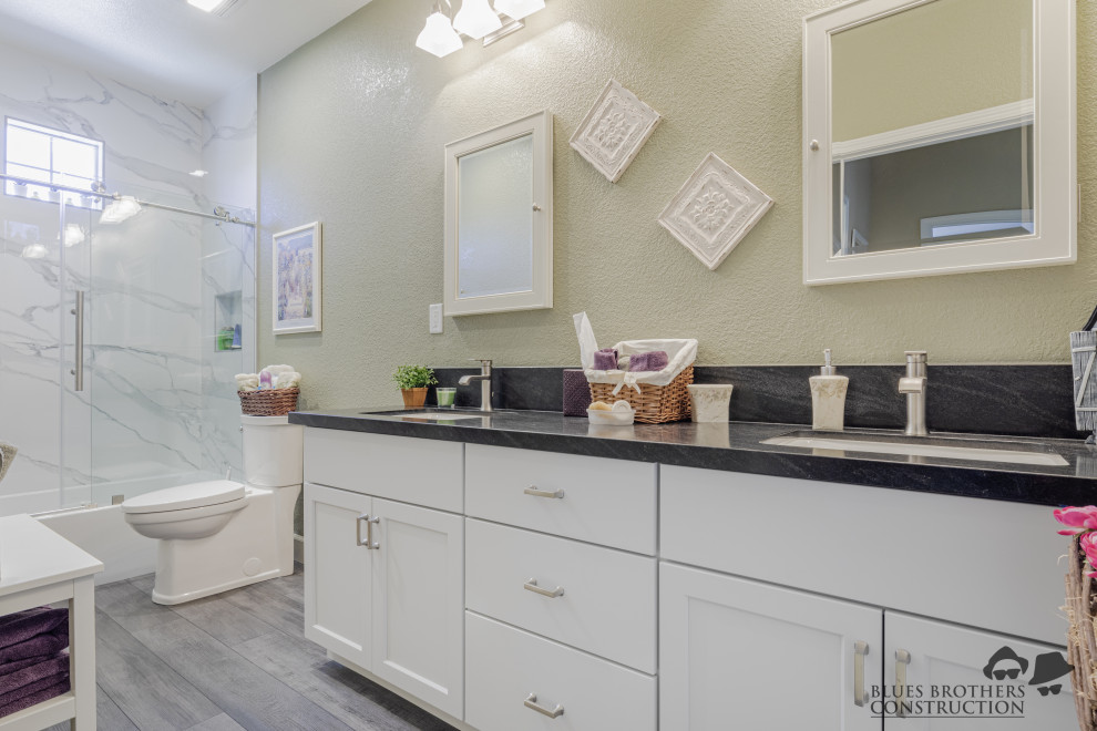 Two Full Bath Remodels in Campbell Bathroom San Francisco by