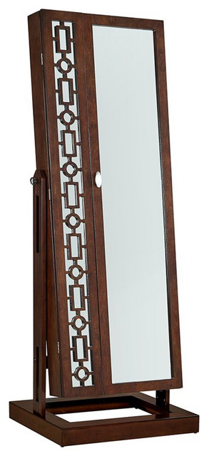Powell Furniture Amelia Wood Cheval Jewelry Armoire Mirror In Cherry Transitional Armoires By Buildcom - Rectangle Jewelry Armoire Cheval Mirror Powell Furniture Amelia Wood Cheval Jewelry Armoire Mirror In Cherry Transitional Armoires By Buildcom - Rectangle Jewelry Armoire Cheval Mirror