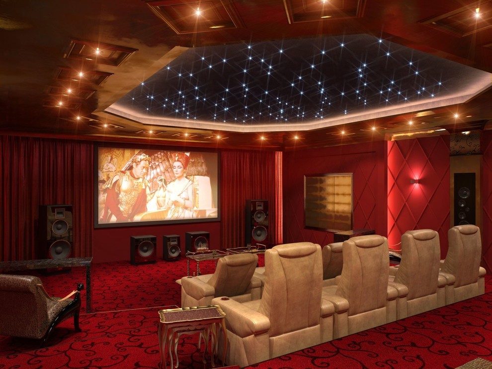 Кинотеатр в частном доме (г.Краснодар)