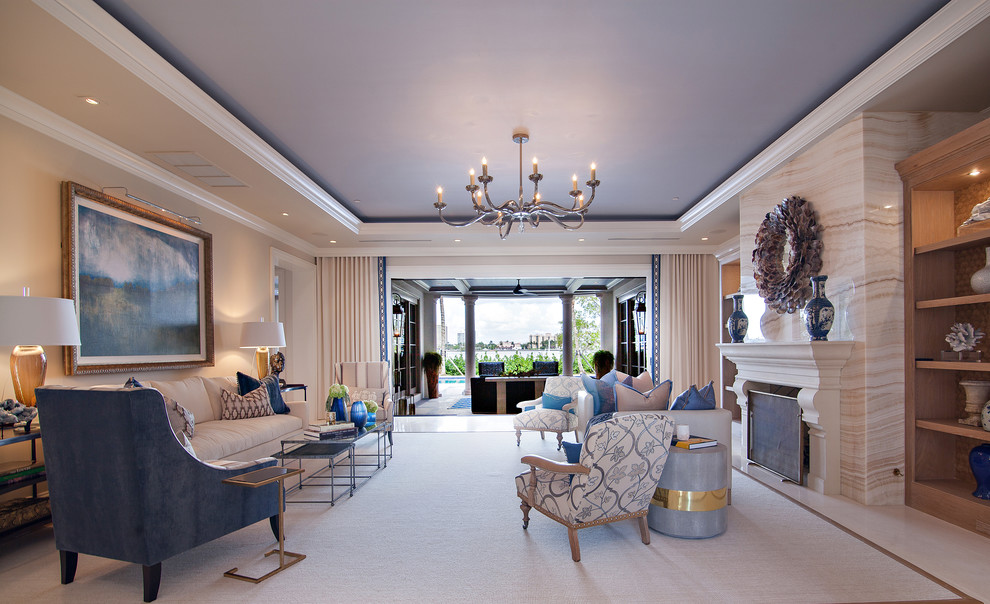Palm Beach Transitional - Transitional - Living Room - Miami - by Marc ...