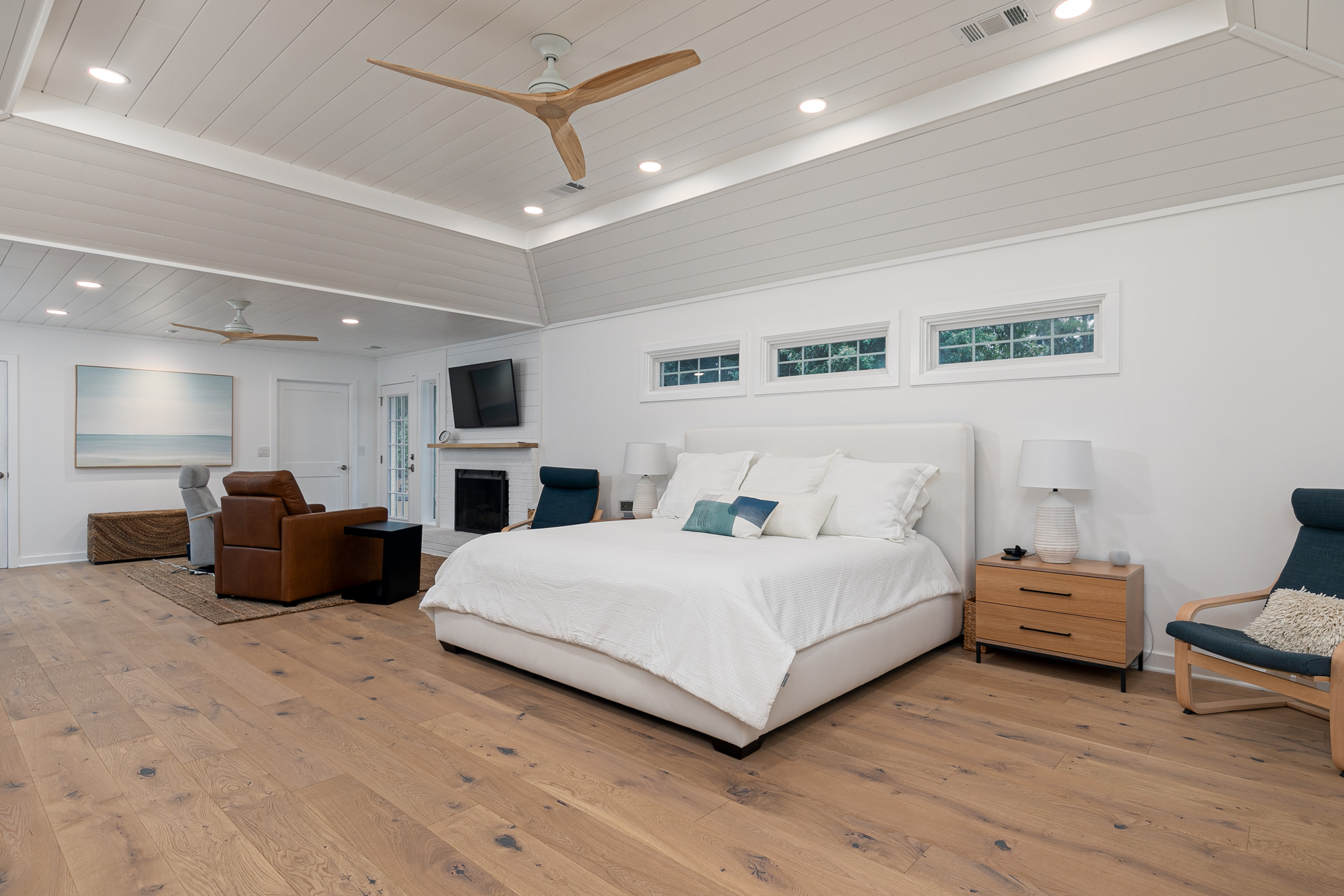 Master Bedroom with Fireplace