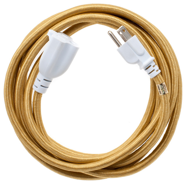 Cloth Covered Extension Cord, Brass Extension Cords And Power Strips